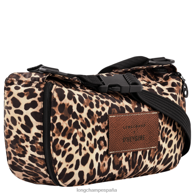 Longchamp X D'heygere bolso cruzado/mochila estampado de pantera mujer bolsas 064LB322