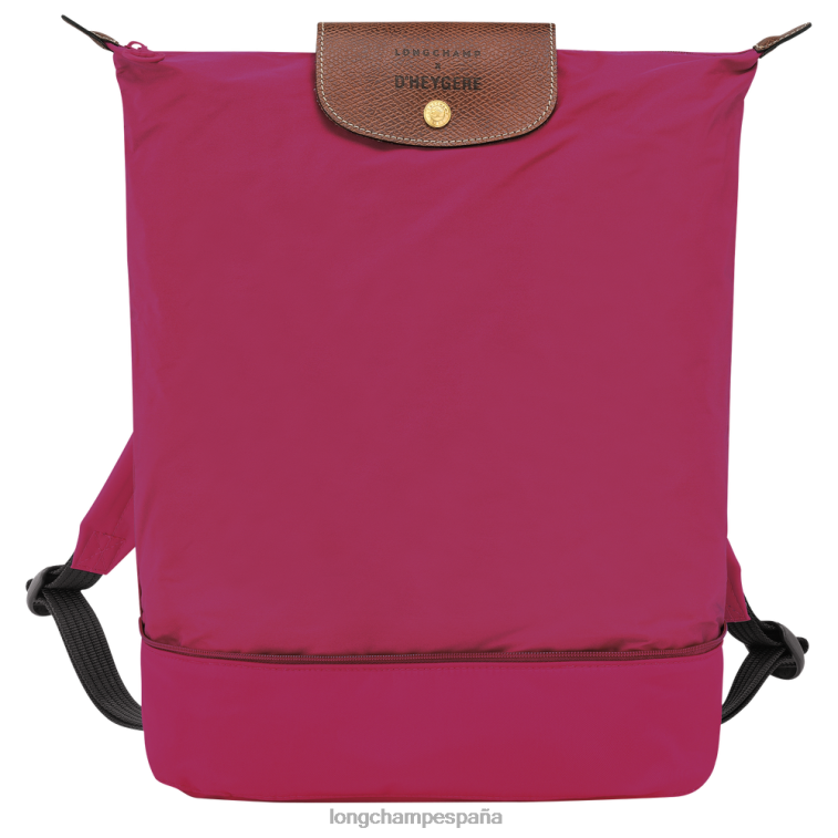 Longchamp X D'heygere bolso cruzado/mochila rosa mujer bolsas 064LB325