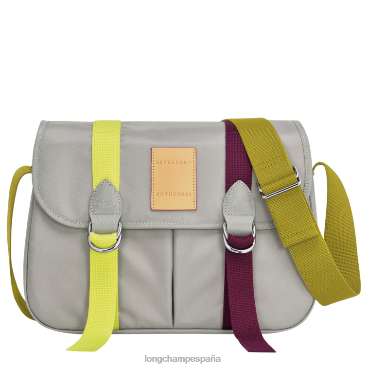 Longchamp bandolera le pliage re-play gris mujer bolsas 064LB206