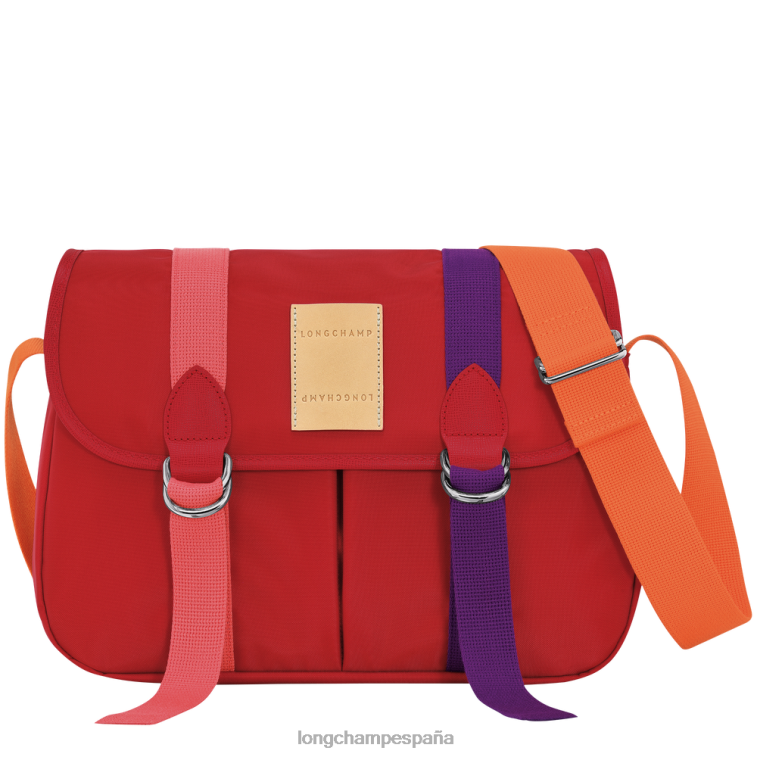 Longchamp bandolera le pliage re-play rojo mujer bolsas 064LB210
