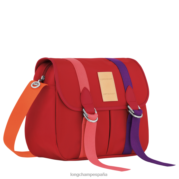 Longchamp bandolera le pliage re-play rojo mujer bolsas 064LB210