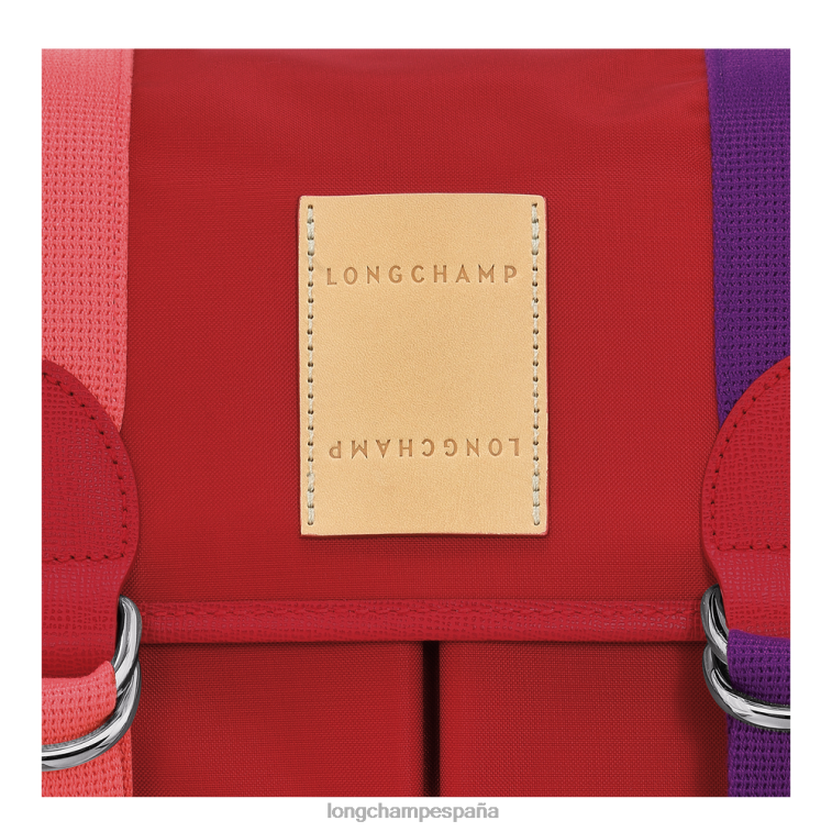 Longchamp bandolera le pliage re-play rojo mujer bolsas 064LB210