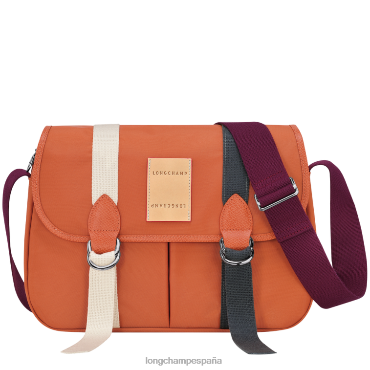 Longchamp bandolera le pliage re-play zanahoria mujer bolsas 064LB211