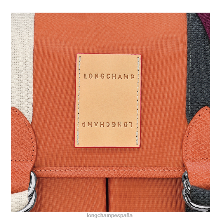 Longchamp bandolera le pliage re-play zanahoria mujer bolsas 064LB211