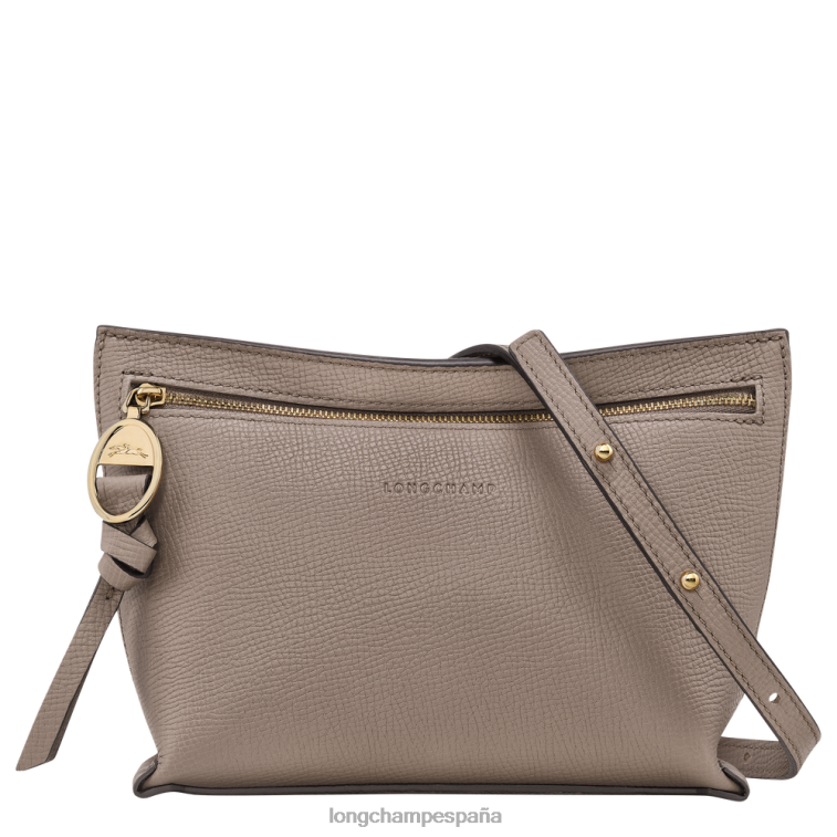 Longchamp bandolera tipo buzón gris pardo mujer bolsas 064LB308