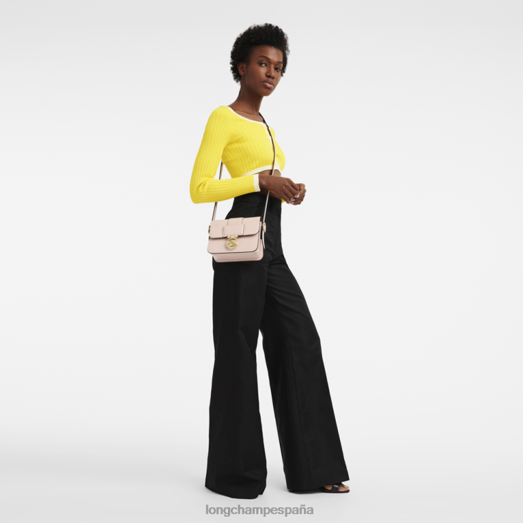 Longchamp bolsa crossbody box-trot Rosa palido mujer bolsas 064LB22