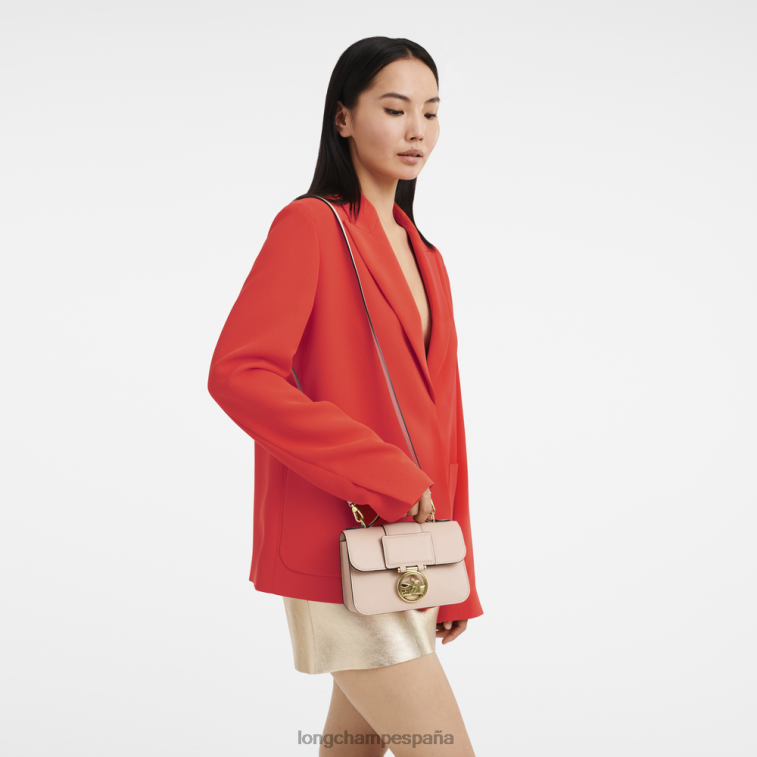 Longchamp bolsa crossbody box-trot Rosa palido mujer bolsas 064LB237