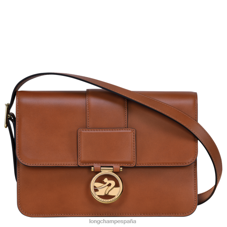 Longchamp bolsa crossbody box-trot coñac mujer bolsas 064LB233