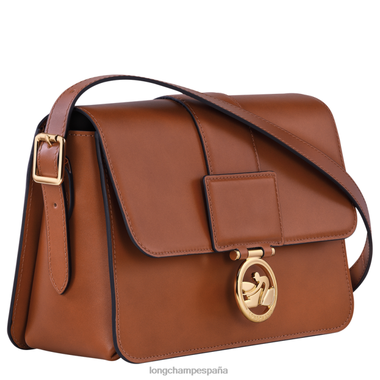 Longchamp bolsa crossbody box-trot coñac mujer bolsas 064LB233