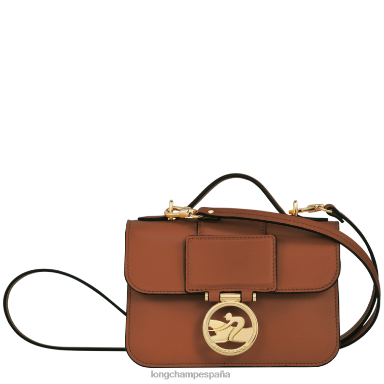 Longchamp bolsa crossbody box-trot coñac mujer bolsas 064LB236