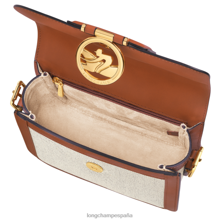 Longchamp bolsa crossbody box-trot coñac mujer bolsas 064LB243