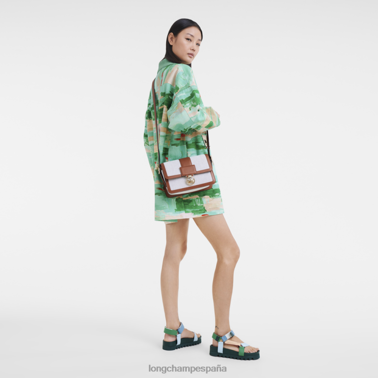 Longchamp bolsa crossbody box-trot coñac mujer bolsas 064LB244