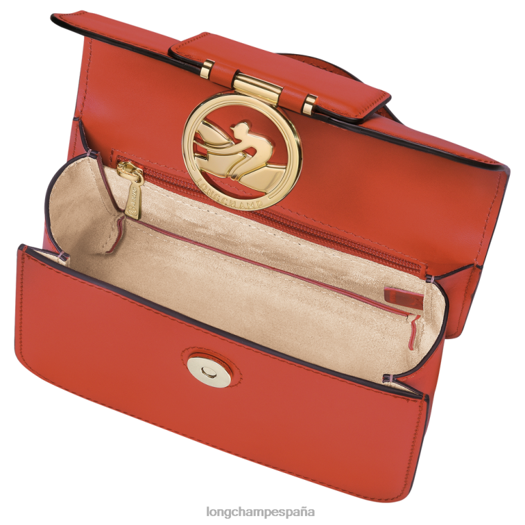 Longchamp bolsa crossbody box-trot naranja mujer bolsas 064LB21