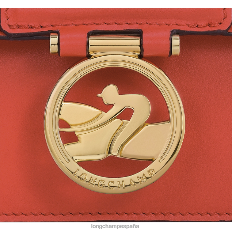 Longchamp bolsa crossbody box-trot naranja mujer bolsas 064LB21