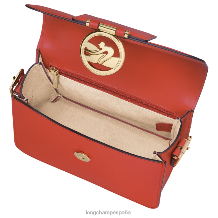 Longchamp bolsa crossbody box-trot naranja mujer bolsas 064LB229