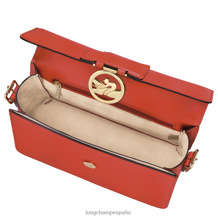 Longchamp bolsa crossbody box-trot naranja mujer bolsas 064LB232