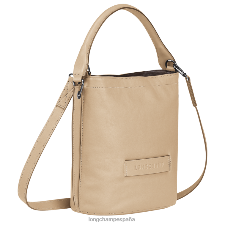 Longchamp bolso bandolera 3d beige mujer bolsas 064LB313