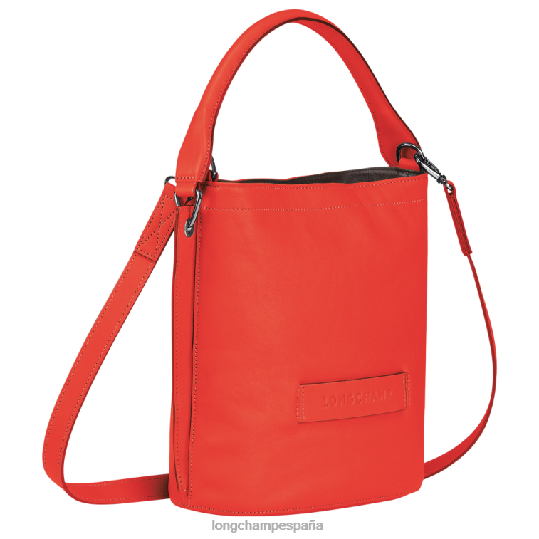 Longchamp bolso bandolera 3d naranja mujer bolsas 064LB315