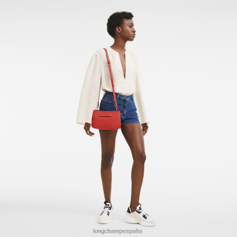 Longchamp bolso bandolera 3d naranja mujer bolsas 064LB320