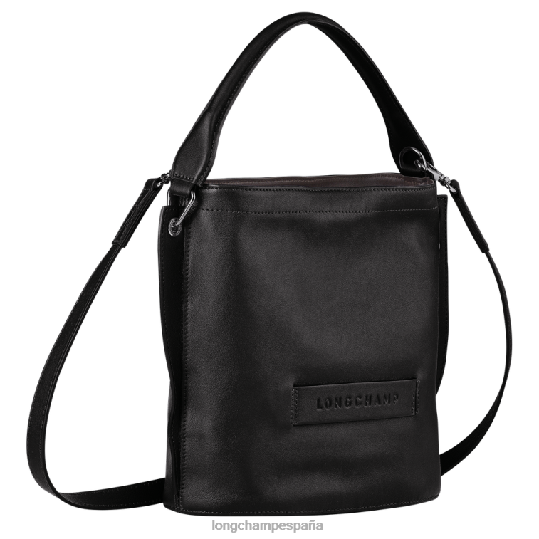 Longchamp bolso bandolera 3d negro mujer bolsas 064LB312