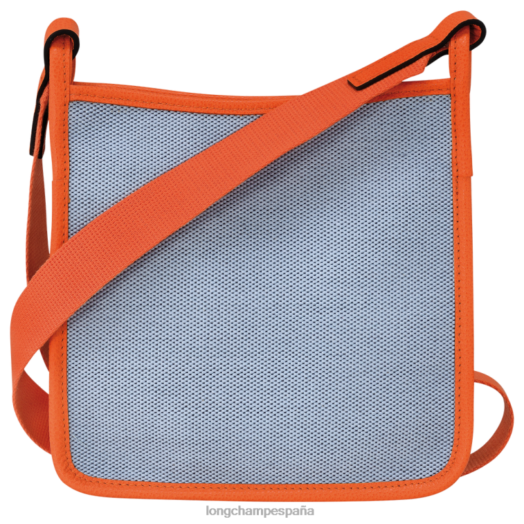 Longchamp bolso crossbody le foulonne azul/naranja mujer bolsas 064LB259