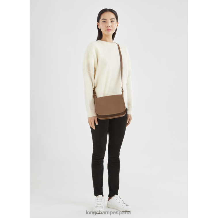 Longchamp bolso crossbody le foulonne caramelo mujer bolsas 064LB270