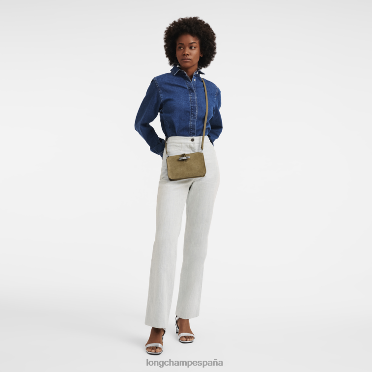 Longchamp bolso crossbody rosa bronce mujer bolsas 064LB257