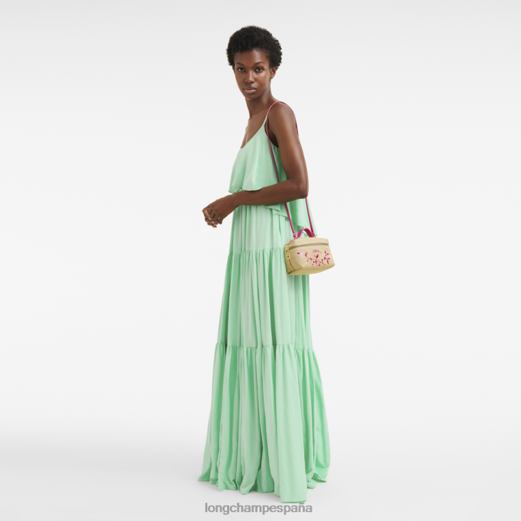 Longchamp tocador le panier pliage fucsia mujer bolsas 064LB217