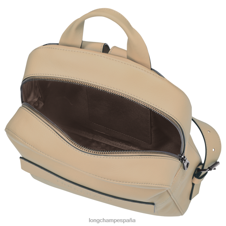 Longchamp mochila 3d beige mujer bolsas 064LB431
