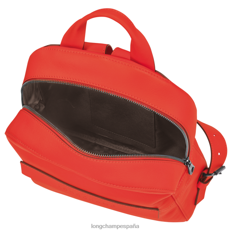Longchamp mochila 3d naranja mujer bolsas 064LB433