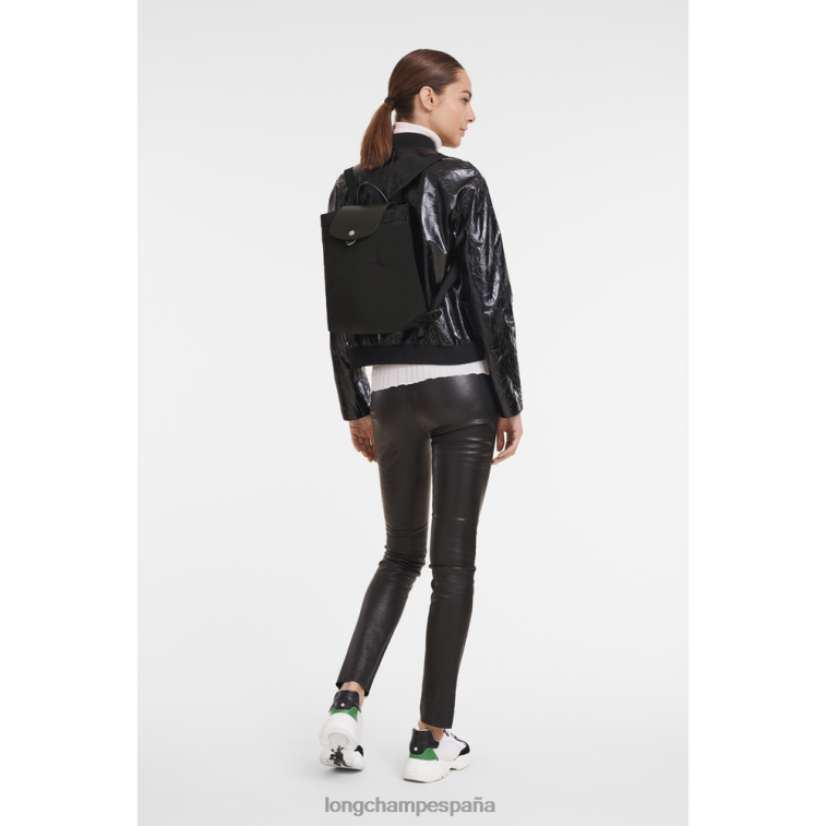 Longchamp mochila le pliage verde negro mujer bolsas 064LB434