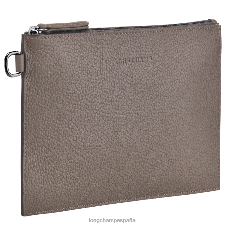 Longchamp bolsa esencial roseau gris mujer Artículos de cuero 064LB692