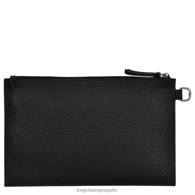 Longchamp bolsa esencial roseau negro mujer Artículos de cuero 064LB690