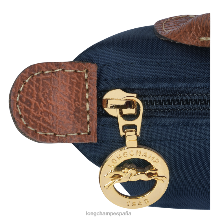 Longchamp bolsa original le pliage con asa Armada mujer Artículos de cuero 064LB665