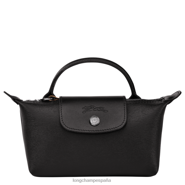 Longchamp bolso city con asa le pliage negro mujer Artículos de cuero 064LB678
