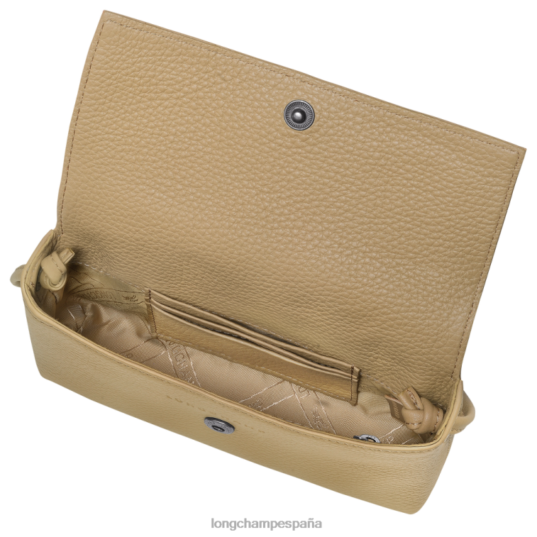 Longchamp bolso de mano esencial roseau beige mujer Artículos de cuero 064LB10