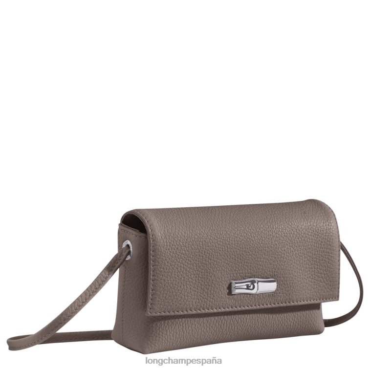 Longchamp bolso de mano esencial roseau gris mujer Artículos de cuero 064LB11