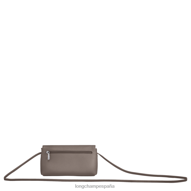 Longchamp bolso de mano esencial roseau gris mujer Artículos de cuero 064LB11