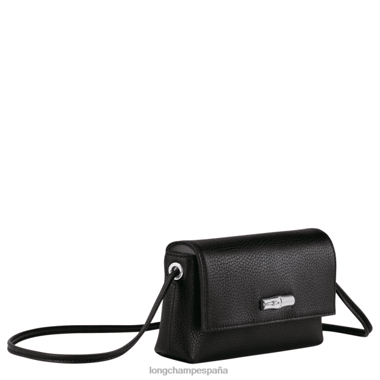 Longchamp bolso de mano esencial roseau negro mujer Artículos de cuero 064LB9