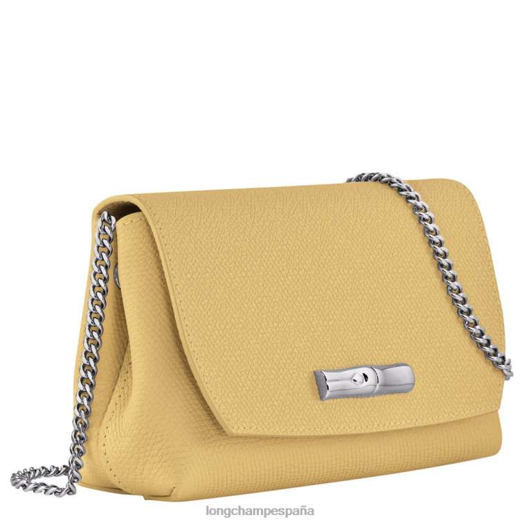 Longchamp bolso de mano rosa maíz mujer Artículos de cuero 064LB252