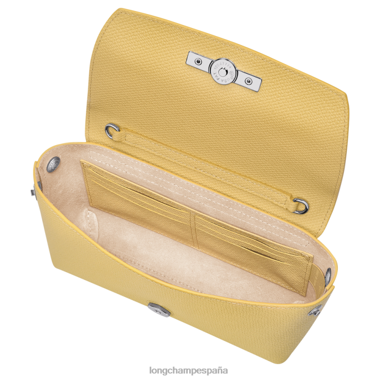 Longchamp bolso de mano rosa maíz mujer Artículos de cuero 064LB252