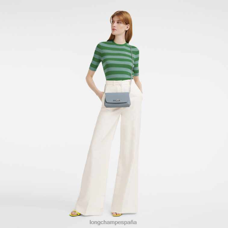 Longchamp bolso de mano rosa nube azul mujer Artículos de cuero 064LB254