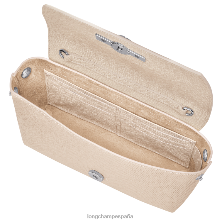 Longchamp bolso de mano rosa papel mujer Artículos de cuero 064LB253