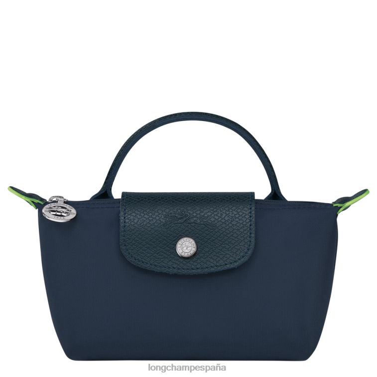 Longchamp bolso le pliage verde con asa Armada mujer Artículos de cuero 064LB673