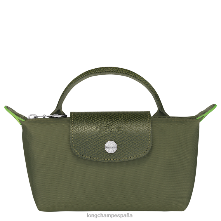 Longchamp bolso le pliage verde con asa bosque mujer Artículos de cuero 064LB670