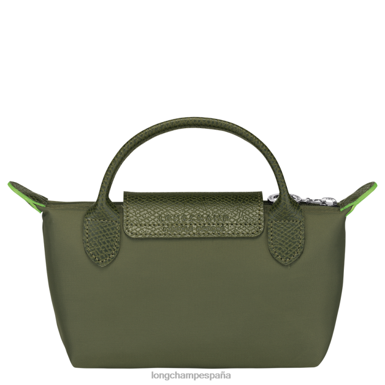 Longchamp bolso le pliage verde con asa bosque mujer Artículos de cuero 064LB670