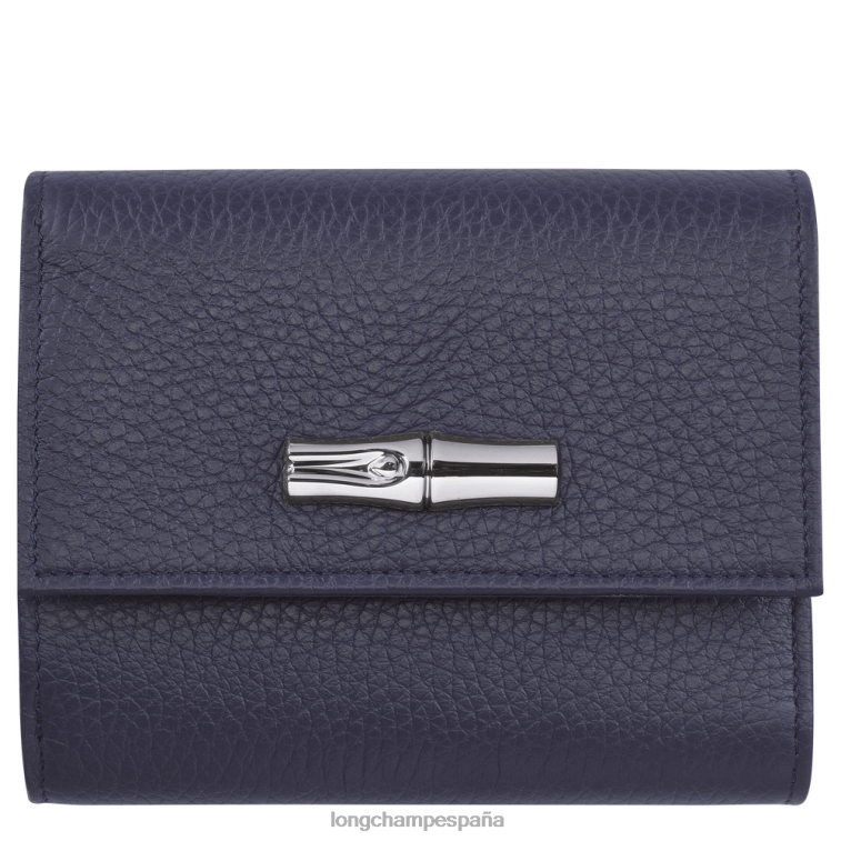 Longchamp cartera compacta roseau esencial Armada mujer Artículos de cuero 064LB569