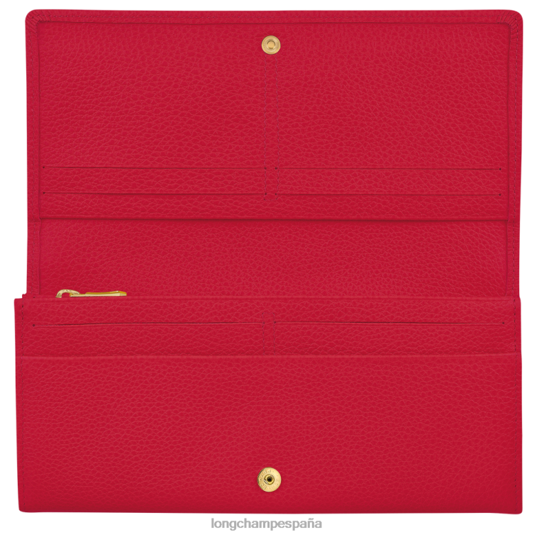 Longchamp cartera continental le foulonne amar mujer Artículos de cuero 064LB611