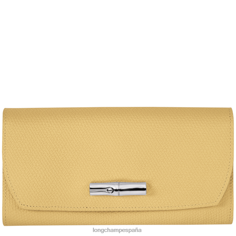 Longchamp cartera continental roseau maíz mujer Artículos de cuero 064LB589