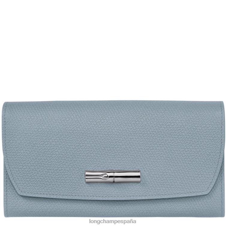 Longchamp cartera continental roseau nube azul mujer Artículos de cuero 064LB591
